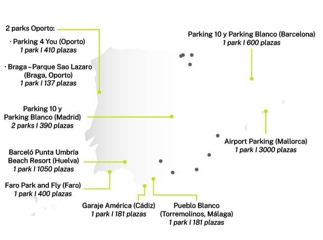 Mapa de aparcamientos